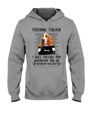 Basset Hound stalker Hooded Sweatshirt front