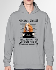 Basset Hound stalker Hooded Sweatshirt garment-hooded-sweatshirt-front-04