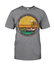 i like beer demolition derby Classic T-Shirt tile