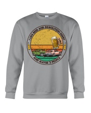 i like beer demolition derby Crewneck Sweatshirt tile
