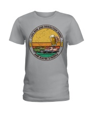 i like beer demolition derby Ladies T-Shirt tile
