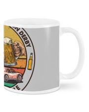 i like beer demolition derby Mugs tile