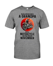 11 BIKER GRANDPA NEVER Premium Fit Mens Tee tile