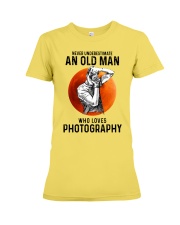photography old man Premium Fit Ladies Tee tile