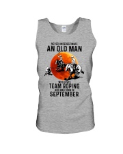 09 Team roping old man Unisex Tank tile