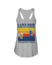 Fly-fishing-like-beer Ladies Flowy Tank tile
