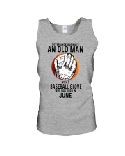 06 baseball old man Unisex Tank tile