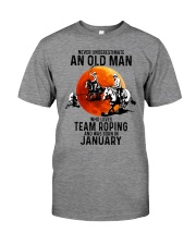 01 Team roping old man Premium Fit Mens Tee tile