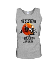 01 Team roping old man Unisex Tank tile