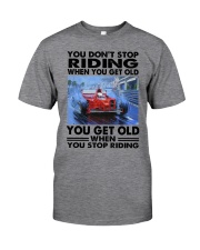 formula racing riding Classic T-Shirt front