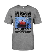 formula racing riding Premium Fit Mens Tee tile