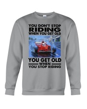 formula racing riding Crewneck Sweatshirt tile