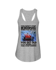 formula racing riding Ladies Flowy Tank tile