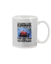 formula racing riding Mug tile