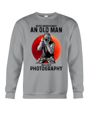 photography never old man Crewneck Sweatshirt tile