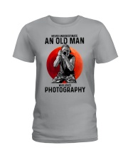 photography never old man Ladies T-Shirt tile