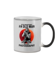 photography never old man Color Changing Mug tile
