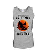 Slalom skiing Unisex Tank tile
