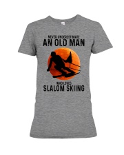 Slalom skiing Premium Fit Ladies Tee tile
