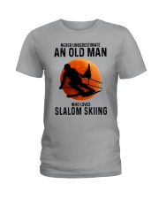 Slalom skiing Ladies T-Shirt tile