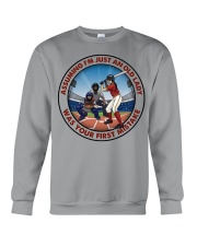 assuming-old lady softball Crewneck Sweatshirt tile