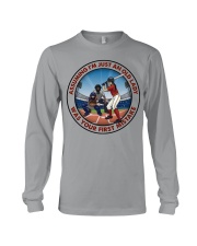 assuming-old lady softball Long Sleeve Tee tile