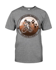 i like dog cycling Premium Fit Mens Tee tile