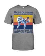 most old men karate Premium Fit Mens Tee tile
