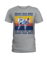 most old men karate Ladies T-Shirt tile