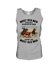 most old men team roping Unisex Tank tile