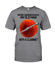 clarinet never old man Classic T-Shirt front