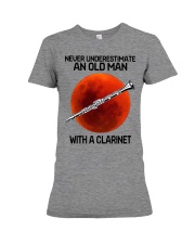 clarinet never old man Premium Fit Ladies Tee tile