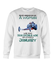 01 drag racing funny Crewneck Sweatshirt tile