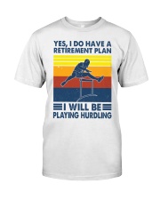 hurdling plan Premium Fit Mens Tee tile