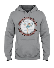 assuming-old lady figure-skating Hooded Sweatshirt tile