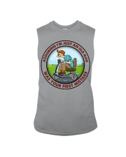 assuming-old man mobility-Scooter-man Sleeveless Tee tile