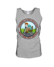 assuming-old man mobility-Scooter-man Unisex Tank tile