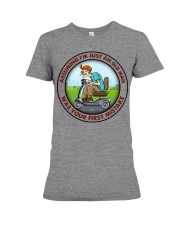 assuming-old man mobility-Scooter-man Premium Fit Ladies Tee tile