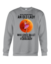 02 ballet color old lady Crewneck Sweatshirt tile