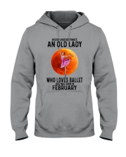 02 ballet color old lady Hooded Sweatshirt tile