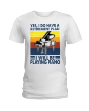 Piano Plan Ladies T-Shirt tile
