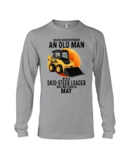 05 Skid-steer loader old man color Long Sleeve Tee tile