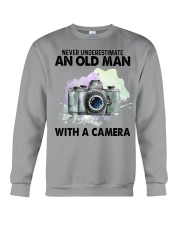never camera Crewneck Sweatshirt tile