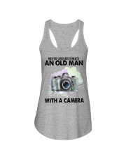 never camera Ladies Flowy Tank tile