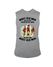 old man horse racing Sleeveless Tee tile
