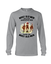 old man horse racing Long Sleeve Tee tile