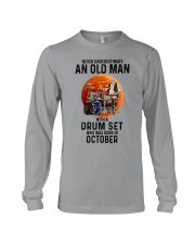 10 drumset old man Long Sleeve Tee tile