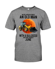 06 bulldozer old man color Premium Fit Mens Tee tile