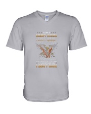 grumpy-veteran V-Neck T-Shirt tile