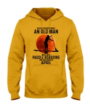 04 paddle boarding Hooded Sweatshirt tile